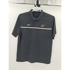 Nike Dri-Fit  Mens XL Purdue‎ Boilermakers Polo Shirt